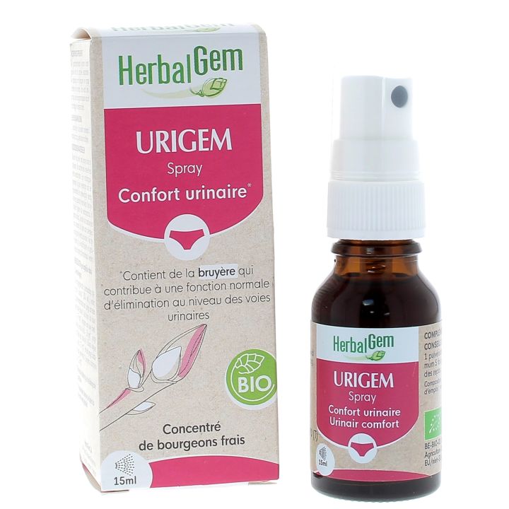 Urigem bio confort urinaire Herbalgem - spray de 15 ml