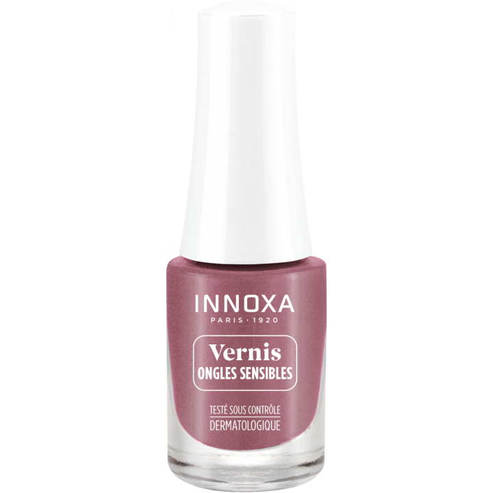Vernis à ongles hypoallergénique Mauve irisé 106 Innoxa - flacon de 5 ml