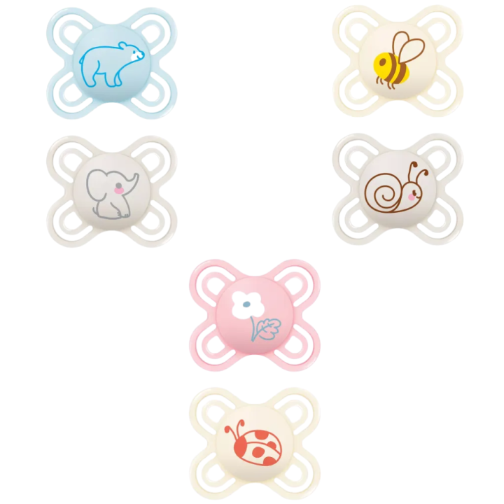 Sucettes perfect naissance 0-2 mois Mam - boite de 2 sucettes