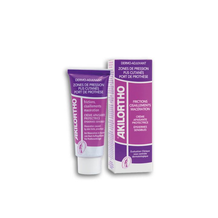 Crème apaisante épidermes sensibles Akilortho - tube de 75 ml