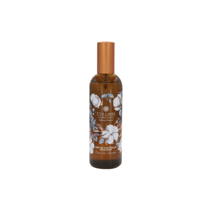 Parfum d'intérieur coton des champs Collines de Provence - spray de 100ml
