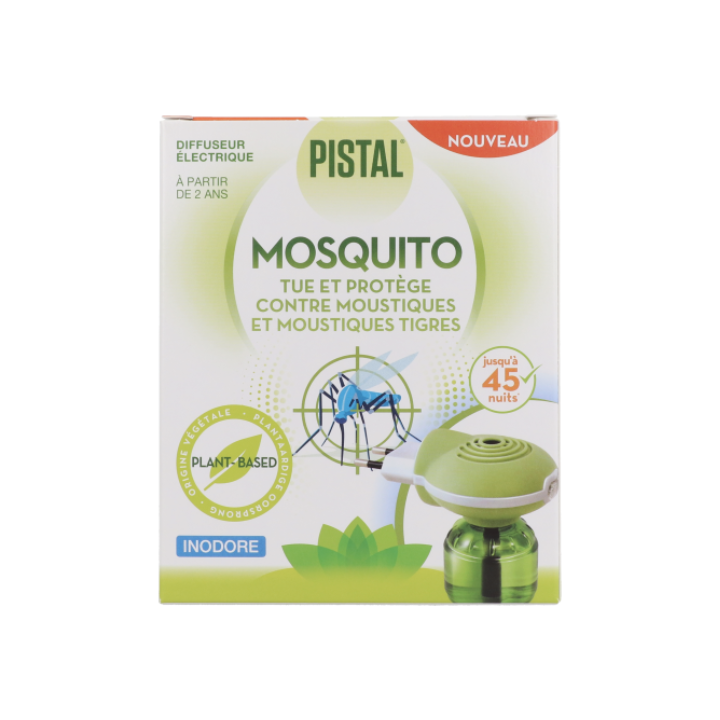 Mosquito diffuseur électrique anti-moustiques Pistal - diffuseur électrique + recharge de 30ml