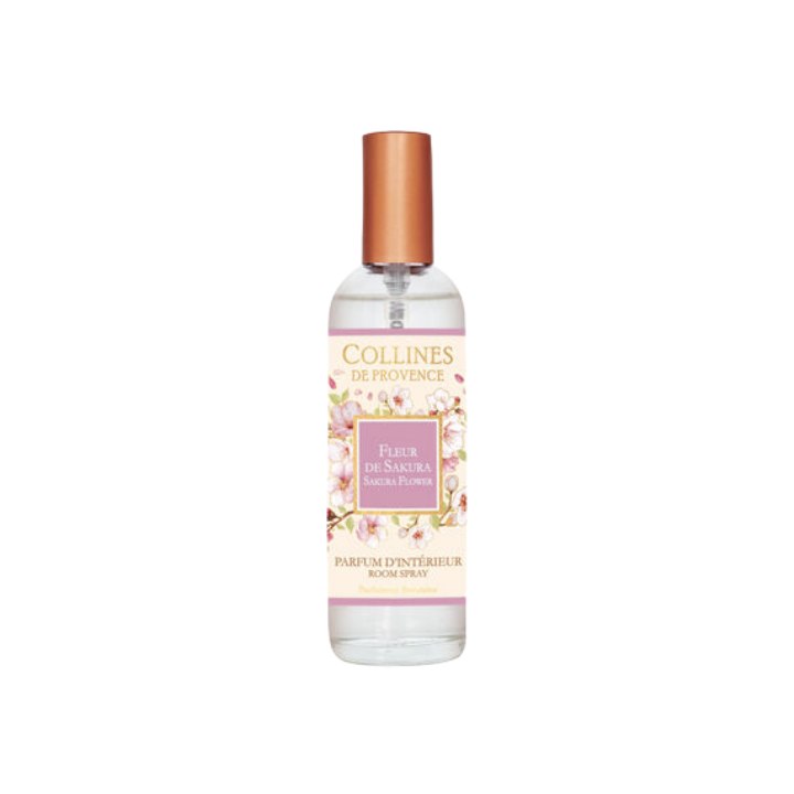 Parfum d'intérieur fleur de sakura Collines de Provence - flacon de 100ml