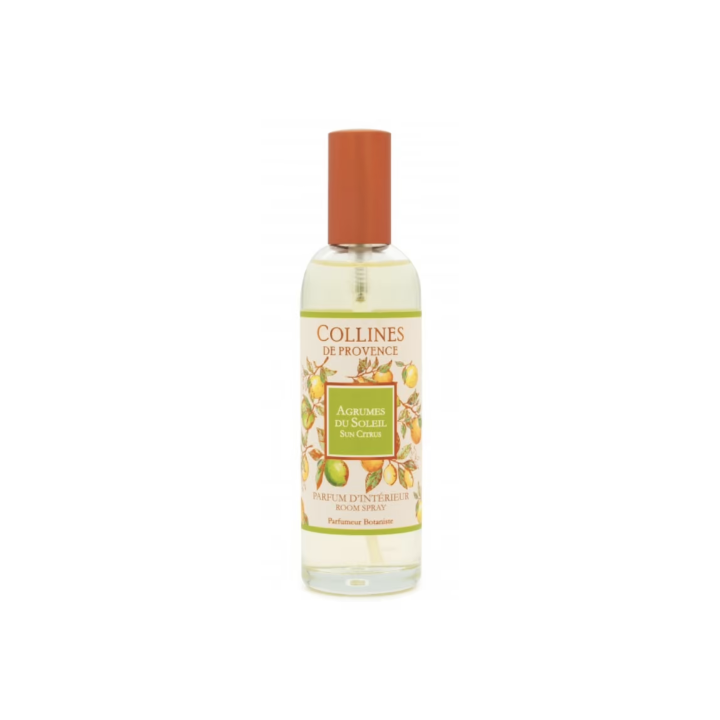 Parfum d'intérieur Agrumes du soleil Collines de Provence - spray de 100ml