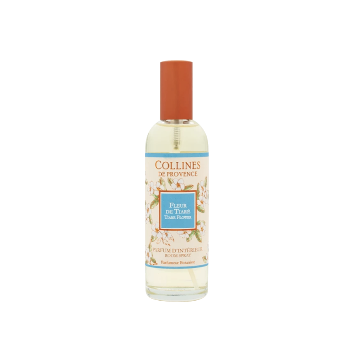 Parfum d'intérieur fleur de tiaré Collines de Provence - flacon de 100ml 