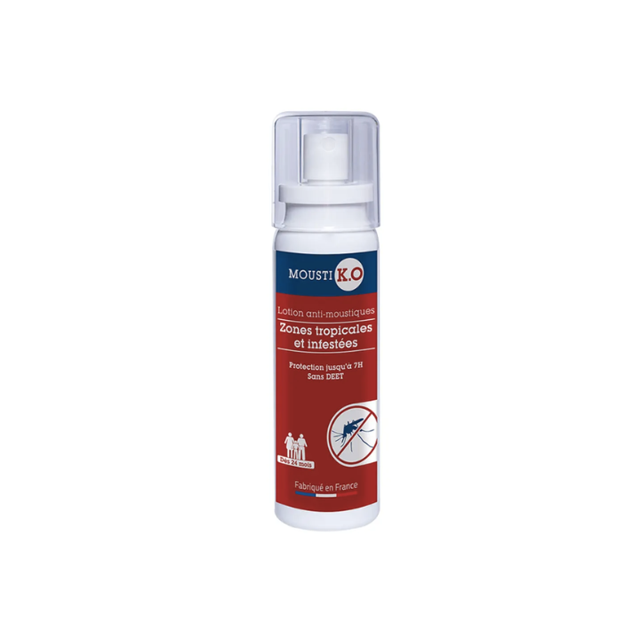 Mousti K.O lotion anti-moustiques Marque verte - flacon de 100ml