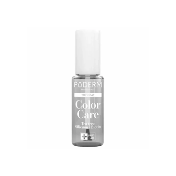 Vernis color care top coat Poderm - flacon de 8ml