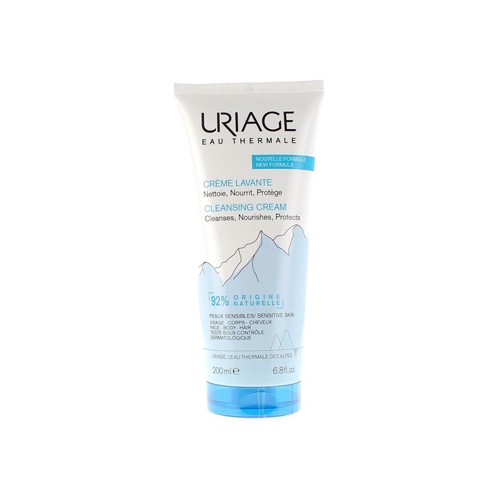 Crème lavante peaux sensibles Uriage - tube de 200 ml
