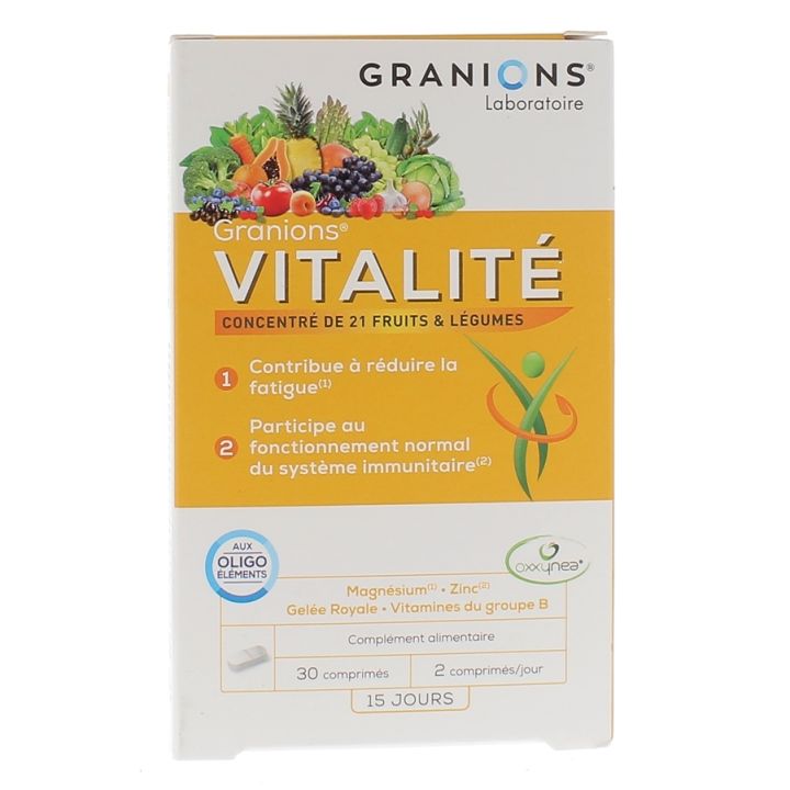 Vitalité Granions - boîte de 30 comprimés