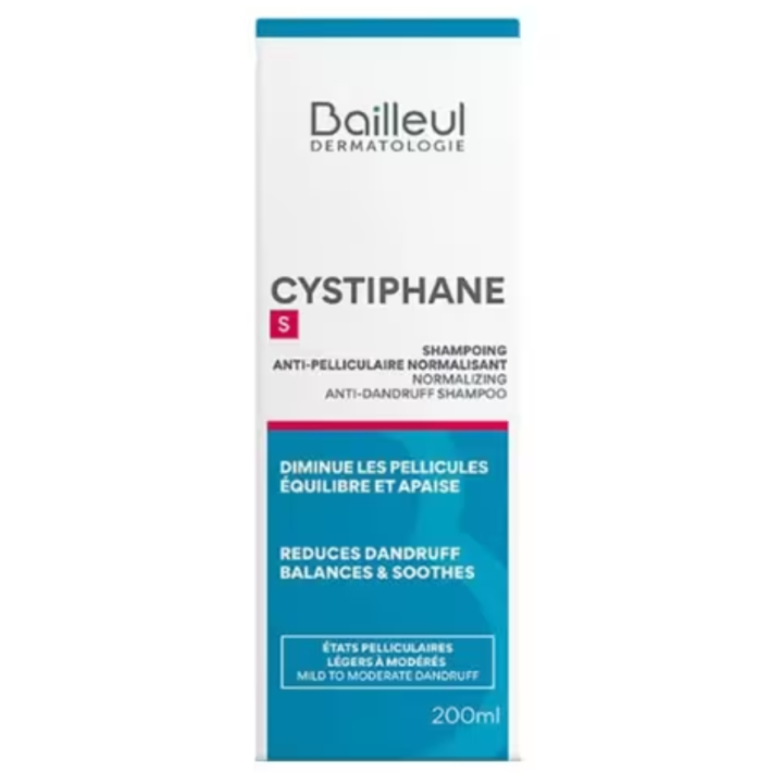 Cystiphane shampooing anti-pelliculaire intensif DS Biorga - tube de 200 ml