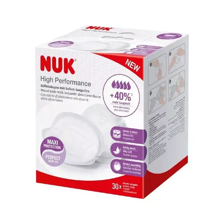 High performance coussinets d'allaitement Nuk - boite de 30 coussinets 