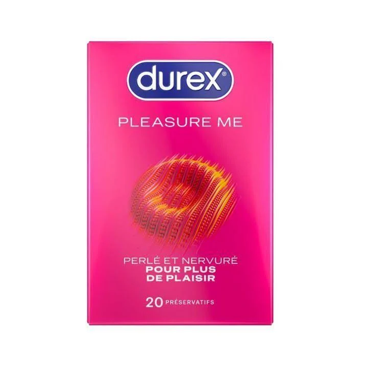 Préservatifs Pleasure Me Durex - boîte de 20 préservatifs