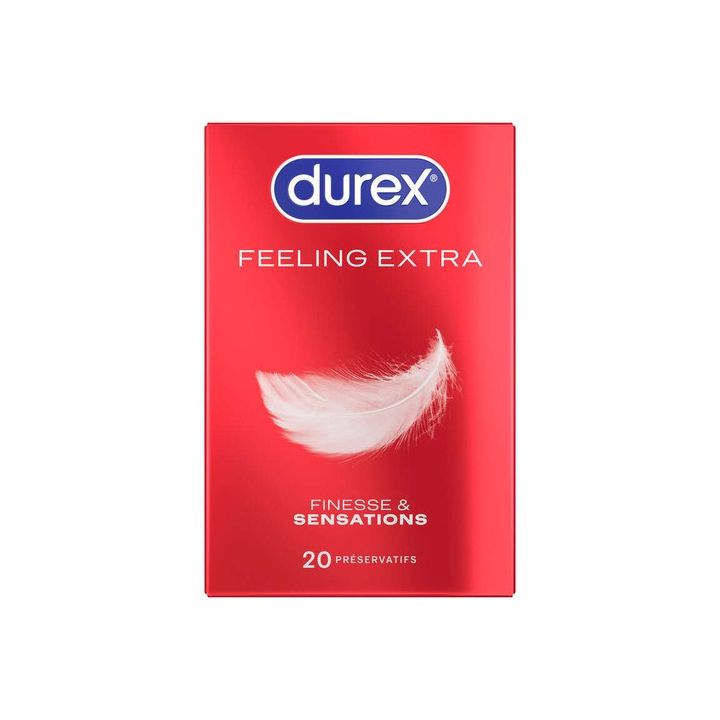 Préservatifs Feeling Extra Durex - boîte de 20 préservatifs