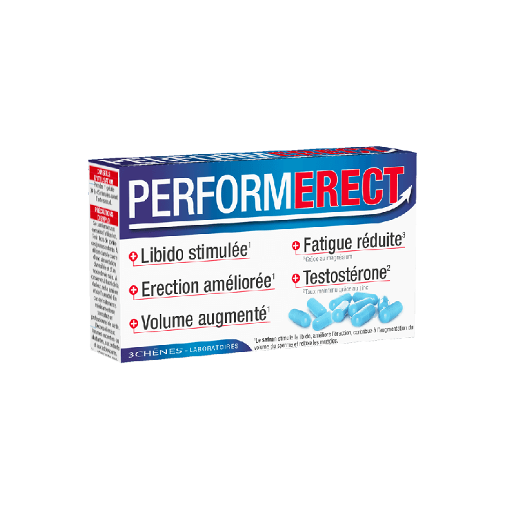 Perform erect Les 3 chênes - boite de 4 gélules