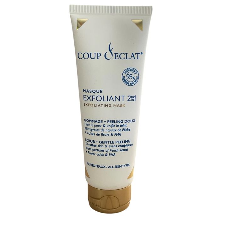 Masque exfoliant 2en1 Coup d'éclat - tube de 75ml