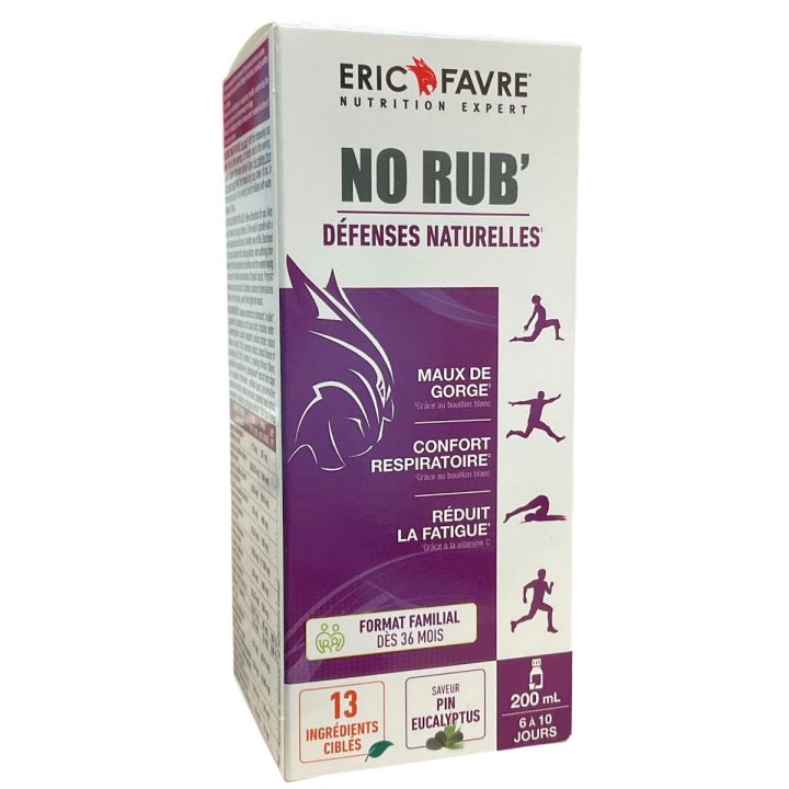 No rub' défenses naturelles Eric Favre - flacon de 200ml