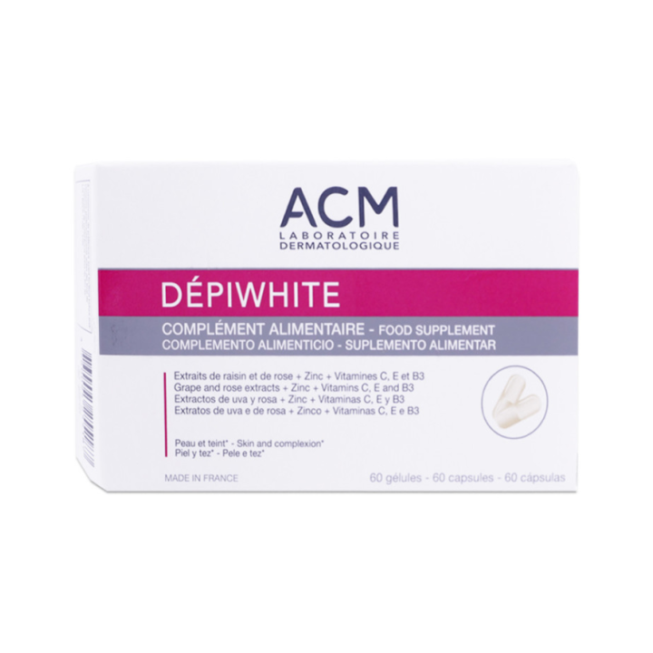 Dépiwhite complément alimentaire ACM - boite de 60 gélules