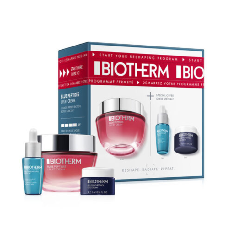 Blue Peptides coffret Biotherm - coffret de 3 produits 