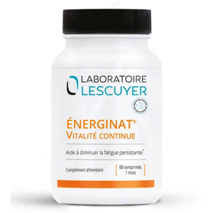 Energinat vitalité continue Lescuyer - pot de 60 comprimés 