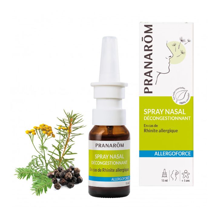 Spray nasal Décongestionnant Allergoforce Pranarom - spray 15 ml