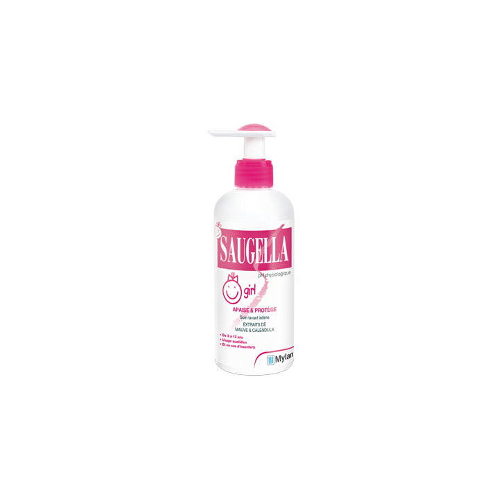 Girl émulsion lavante douce Saugella - flacon de 200 ml
