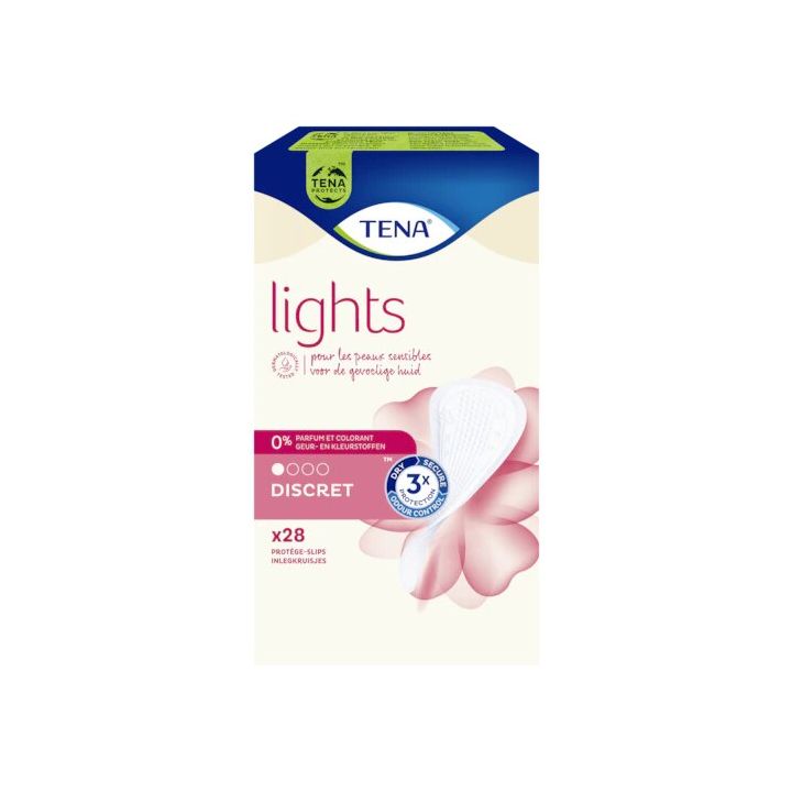 Lights Protège slip discret Tena - boite de 28 protèges slips