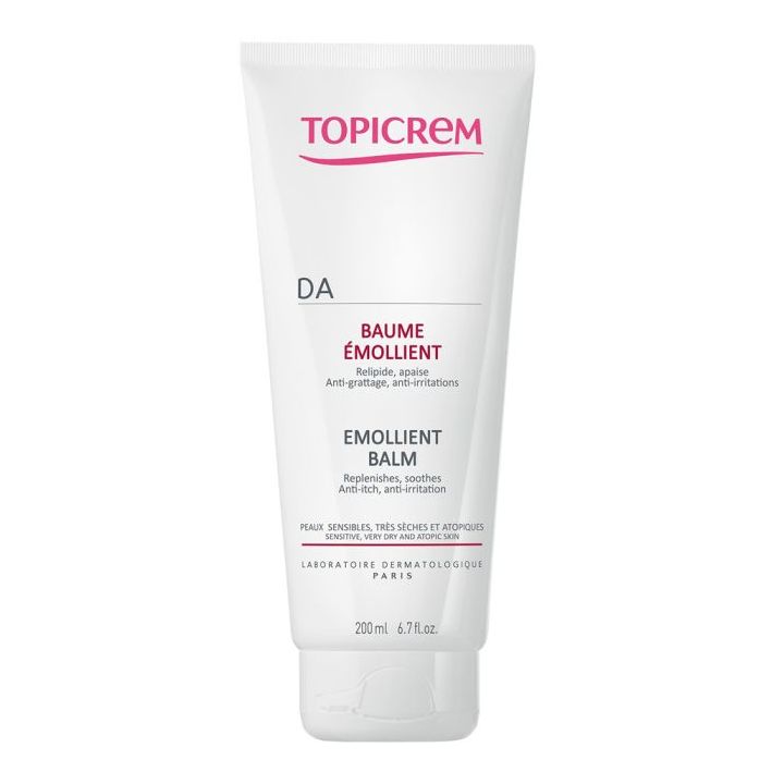 DA baume émollient peaux atopiques Topicrem - tube de 200 ml