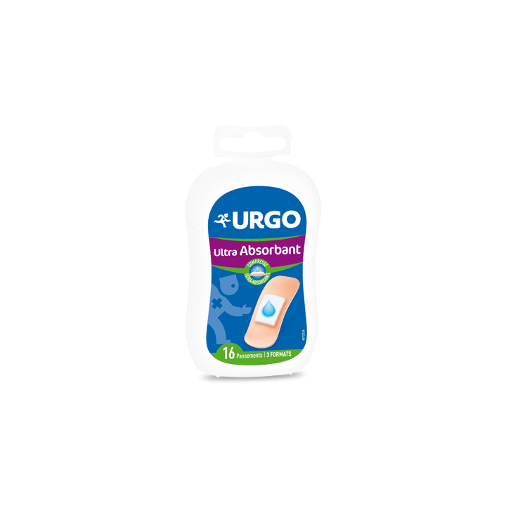 Pansement ultra absorbant Urgo - boîte de 16 pansements