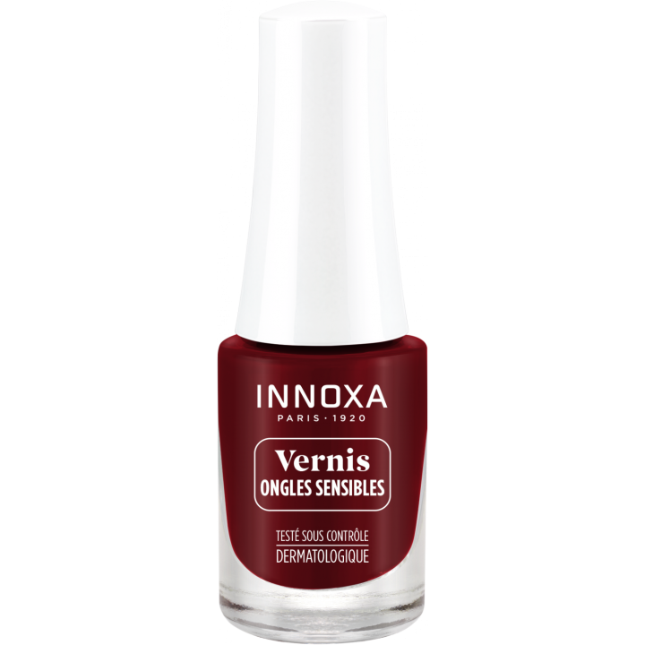 Vernis à ongles hypoallergénique Rouge Opéra 402 Innoxa - flacon de 5 ml