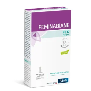 Feminabiane Fer Pileje - boite de 60 gélules