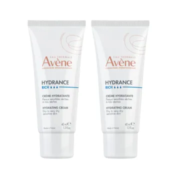 Hydrance rich crème hydratante riche Avène - lot de 2 tubes de 40ml 