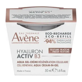Hyaluron Activ B3 aqua gel-crème régénération cellulaire Avène - recharge de 50ml