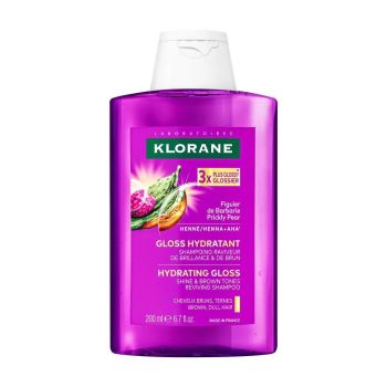 Shampooing Gloss Hydratant cheveux bruns et ternes Figuier de Barbarie Klorane - 200ml