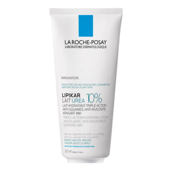 Lipikar lait hydratant corps Urea 10% La Roche-Posay - tube de 200 ml