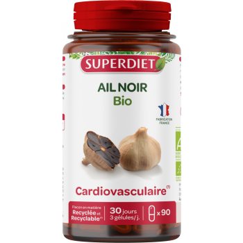 Ail noir bio Cardiovasculaire Super Diet - pot de 90 gélules