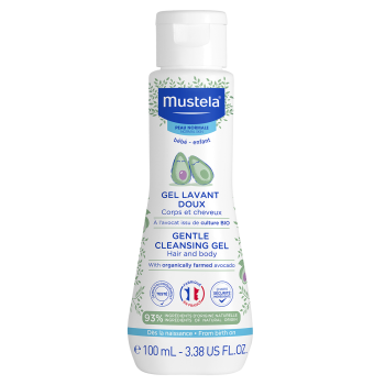 Gel lavant doux corps et cheveux Mustela - flacon de 100ml
