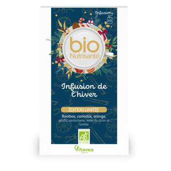 Infusion de l'hiver bio Vitavea - boite de 20 sachets