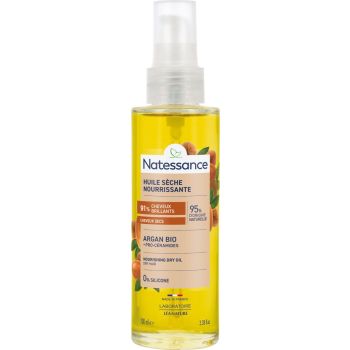 Huile sèche nourrissante Argan Bio Natessance - flacon-pompe de 100ml