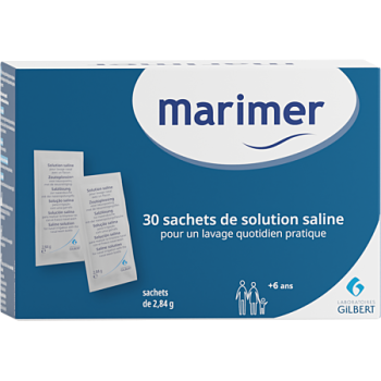 Marimer solution saline pour lavage nasal - boîte de 30 sachets