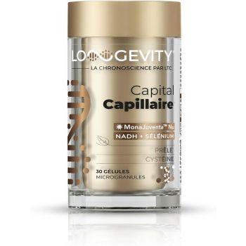 Longevity capital capillaire Les 3 Chênes - pot de 30 gélules 
