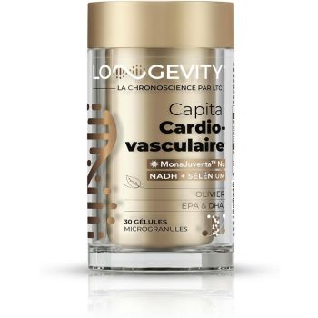 Longevity capital cardio vasculaire Les 3 Chênes - pot de 30 gélules 