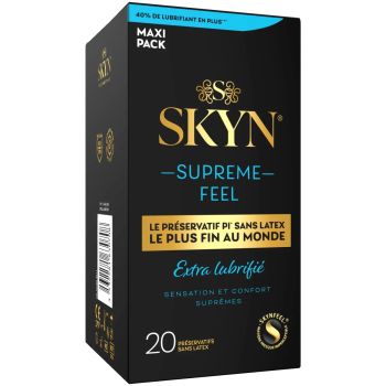 Skyn suprême feel extra lubrifié préservatifs Manix