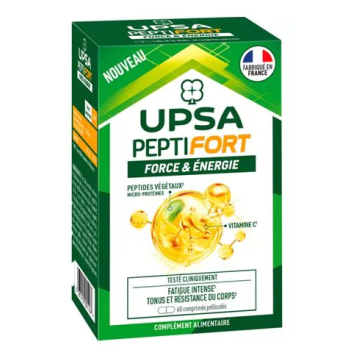 PeptiFort force & énergie Upsa - boîte de 60 comprimés