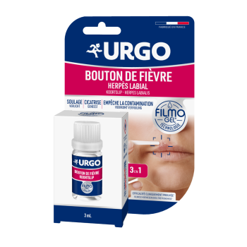 Filmogel bouton de fièvre herpès labial Urgo - flacon de 3 ml