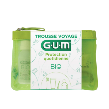 Kit voyage prévention quotidienne Gum - trousse de 4 produits