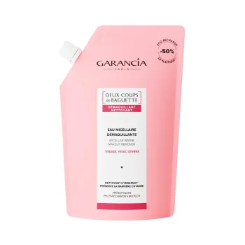 Deux Coups de Baguette eau micellaire d&eacute;maquillante Garancia - &eacute;co-recharge de 400ml