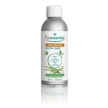 Base neutre bio bain et douche Puressentiel - flacon de 100ml