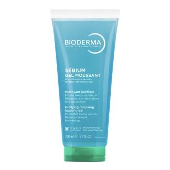 Sébium gel moussant nettoyant purifiant Bioderma - tube de 200ml