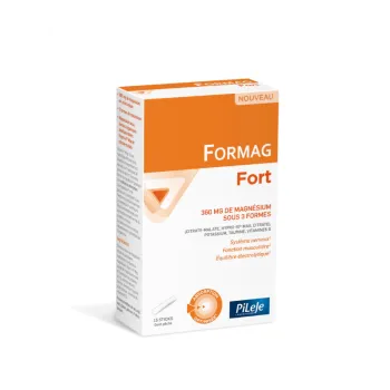 Formag Fort Magnésium goût pêche Pileje - boîte de 15 sticks