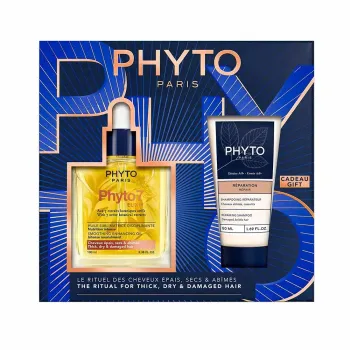 Coffret Phyto 7 Elixir huile sublimatrice disciplinante + shampooing réparation offert Phyto Paris - 2 produits